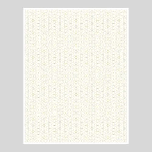 Flower of Life Graph Paper Notepad